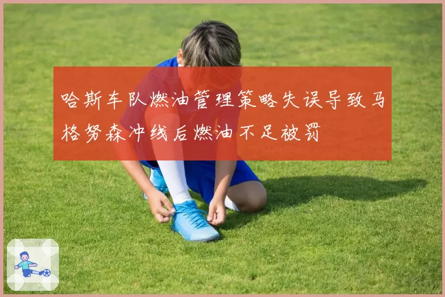 哈斯车队燃油管理策略失误导致马格努森冲线后燃油不足被罚